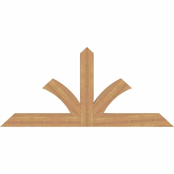 Ekena Millwork Richland Timber Gable Bracket, Western Red Cedar, 72"W x 33"H x 3 1/2"D x 5 1/2"F, 11/12 Pitch GBW072X33X0406RIC00SWR - main